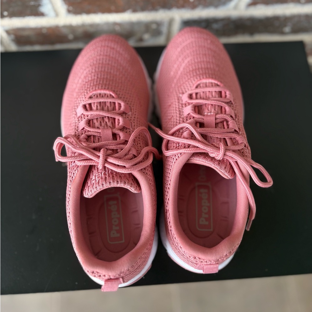 Propet Dark Pink Ortholite Tour Knit Sneakers Size 9.5 Wide - Picture 6 of 11